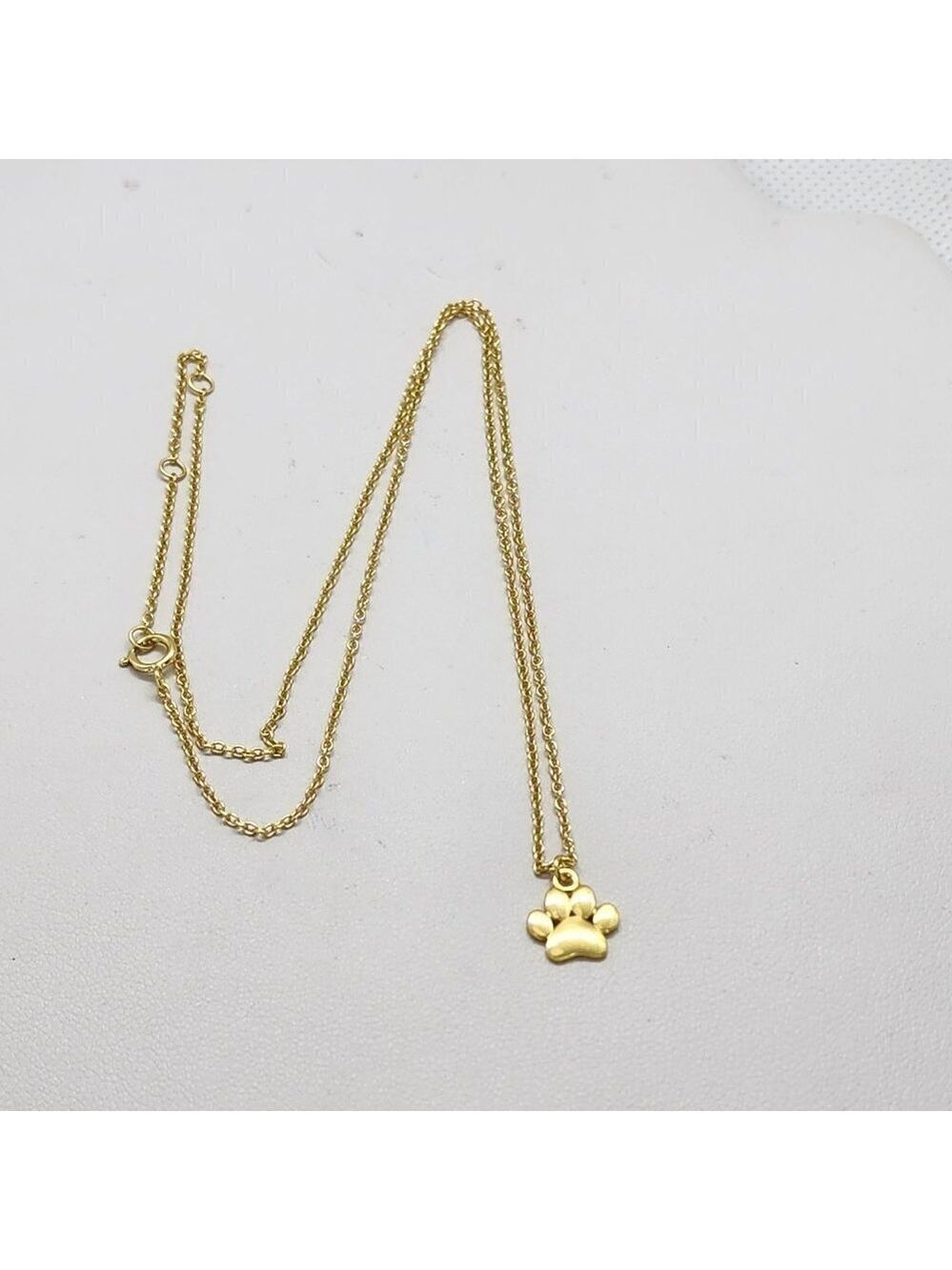 Brand New Sterling Silver 925 Dog Paw Necklace